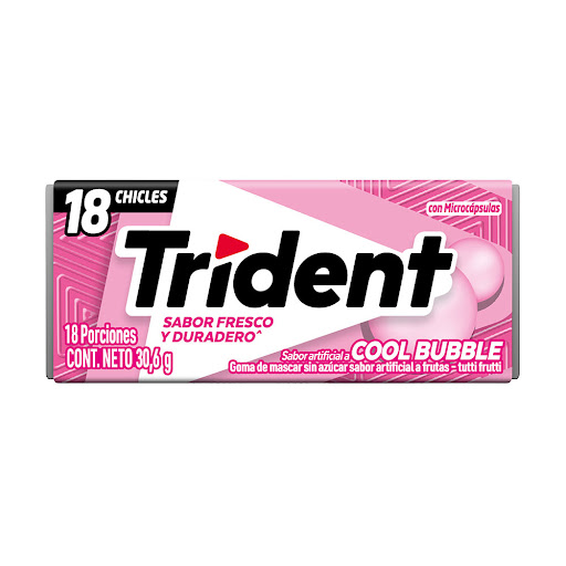 Trident Sabor a Cool Bubble x 18 Chicles Mondelez