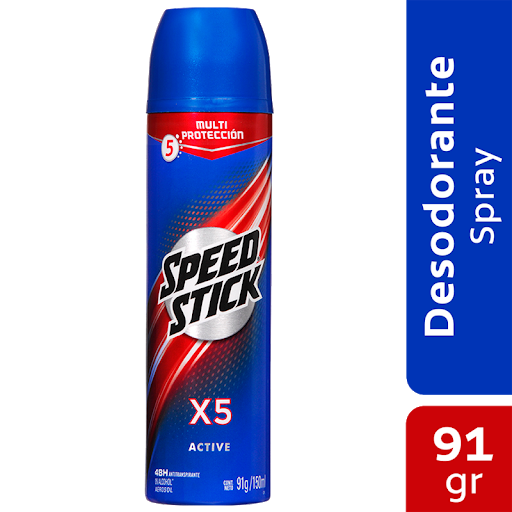 Desodorante Speed Stick 5 en 1 Spray x 91G