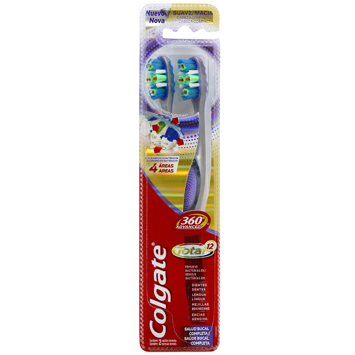 Cepillo Dental Colgate 360 Total12 Advanced x 2 Unidades Colgate Palmolive