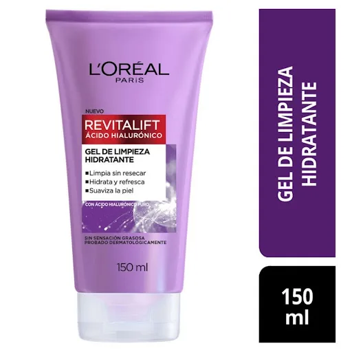 Gel Limpiador con Acido Hiluronico x 150ML L�oreal Paris