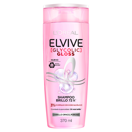 Elvive Shampoo Glycolic Gloss x 370 ML Loreal
