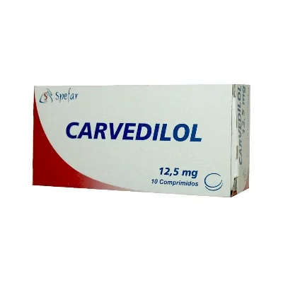 Carvedilol 12,5MG x 10 Tabletas Spefar