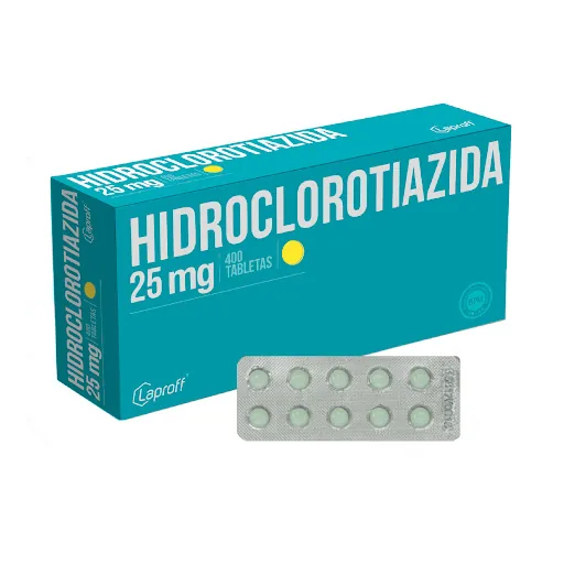 Hidroclorotiazida 25 MG x 20 Comprimidos
