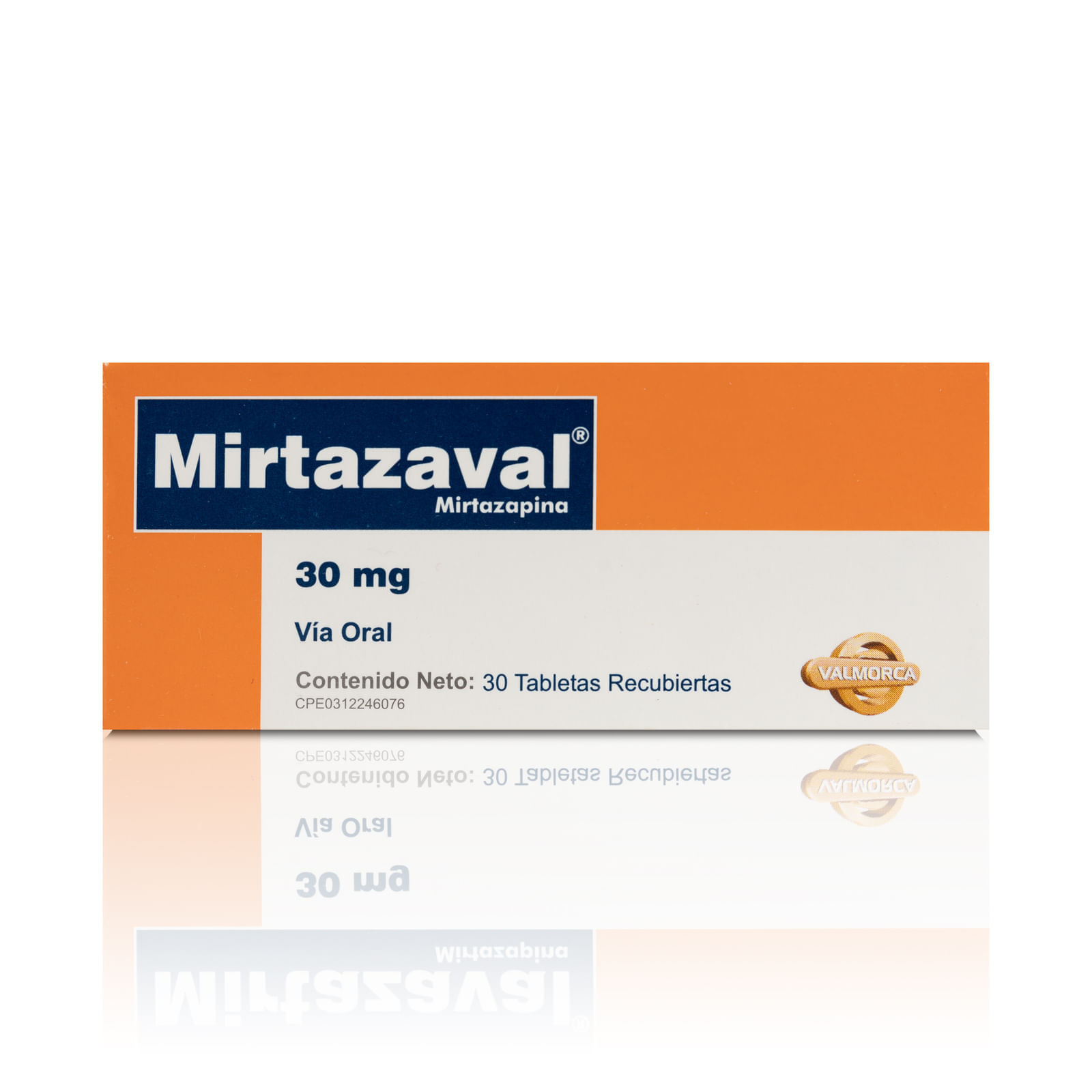 Mirtazaval 30MG x 30 Tabletas Valmorca