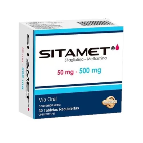 Sitamet Sitagliptina50MG - Metformina500