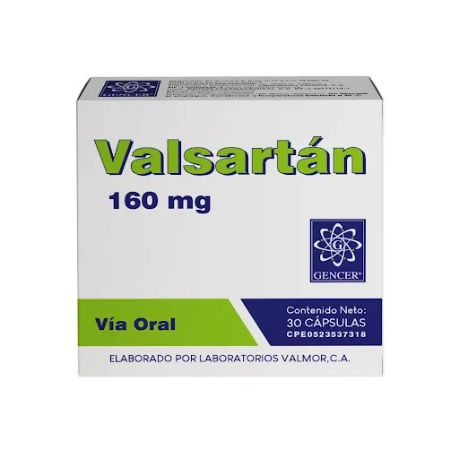Valsartan 160MG x 30 Capsulas Gencer