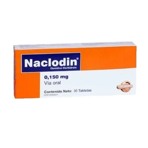 Naclodin 0.150MG x 30 Tabletas Valmorca