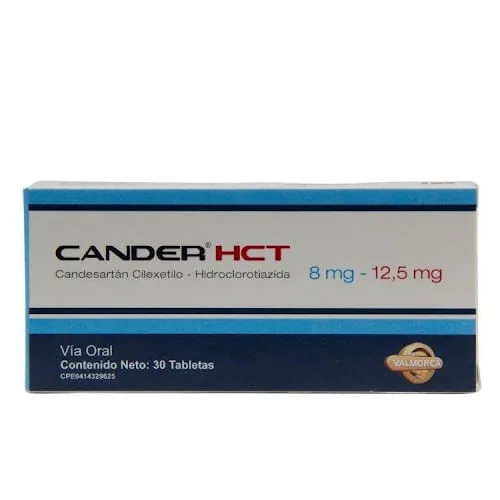 Cander Hct 8MG-12.5MG 30 Tabletas Valmorca
