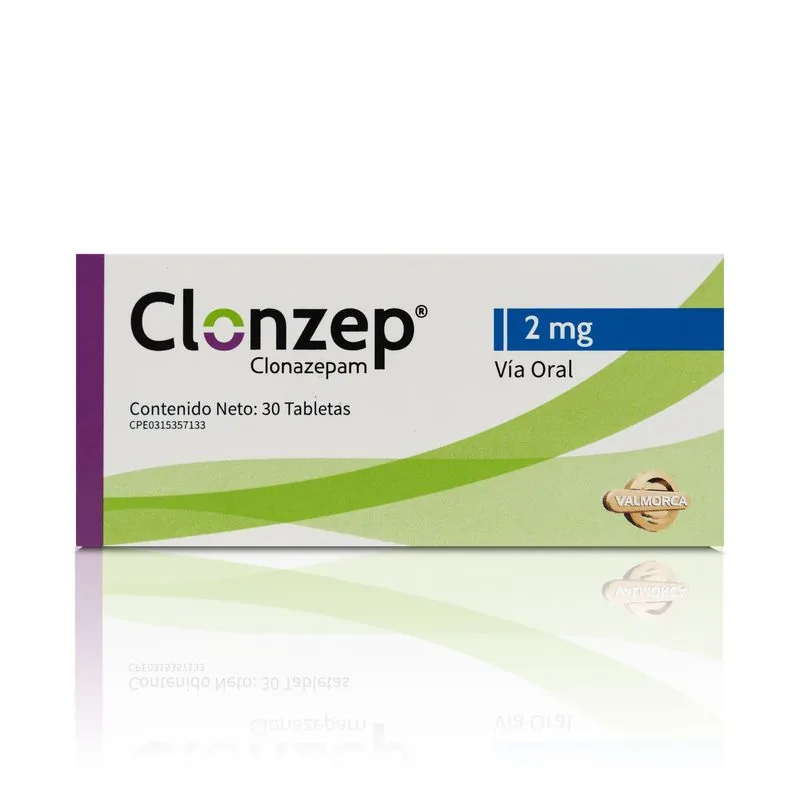 Clonzep 2MG x 30 Tabletas Valmorca