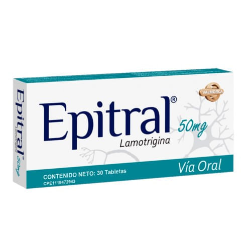 Epitral 50MG x 30 Tabl Lamotrigina 50MG Valmorca