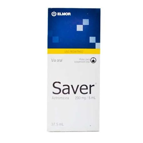 Saver Azitromicina 200MG/5ML 37.5ML Elmo