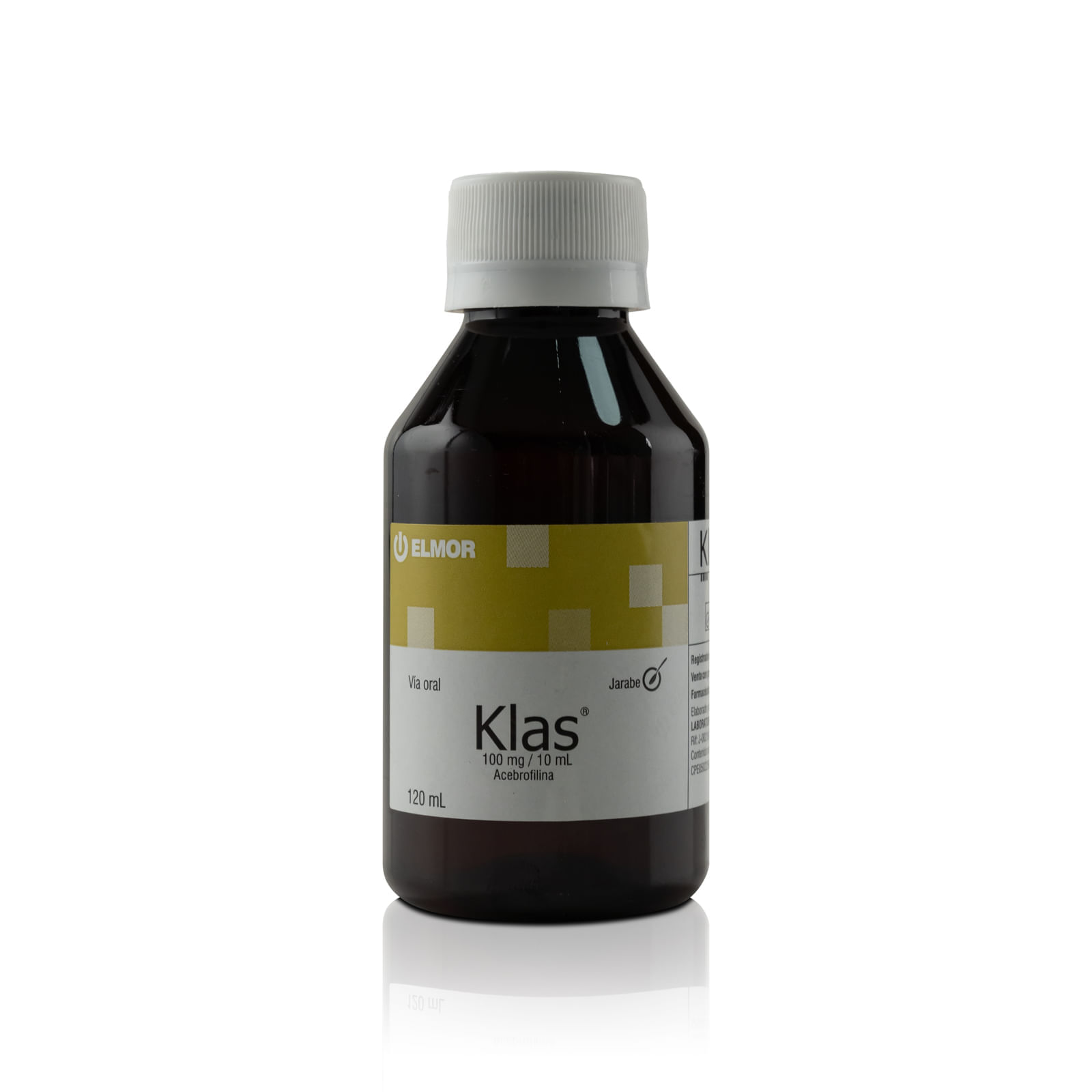 Klas 100MG/10ML Jarabe x 120ML Elmor