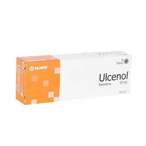 Ulcenol 20MG Famotidina x 10 Tab