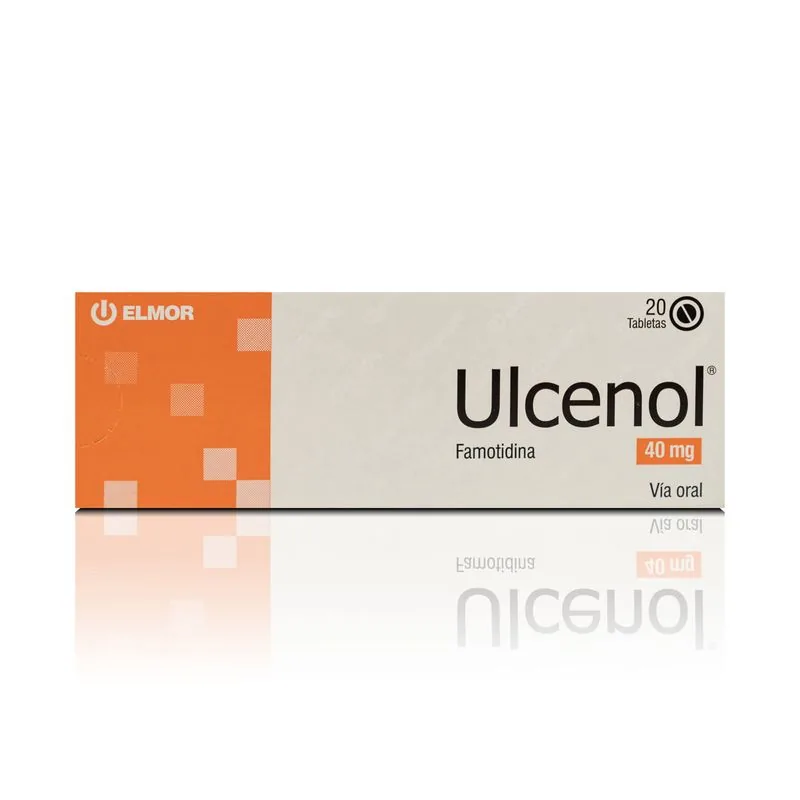 Ulcenol 40MG x 20 Tabletas Elmor