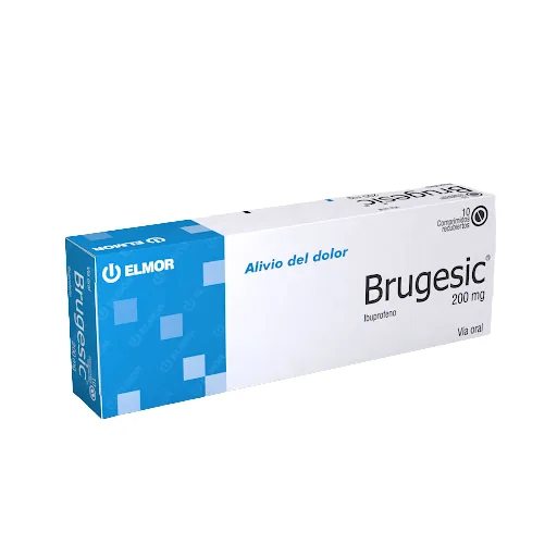 Brugesic 200MG x 10 Comprimidos Elmor