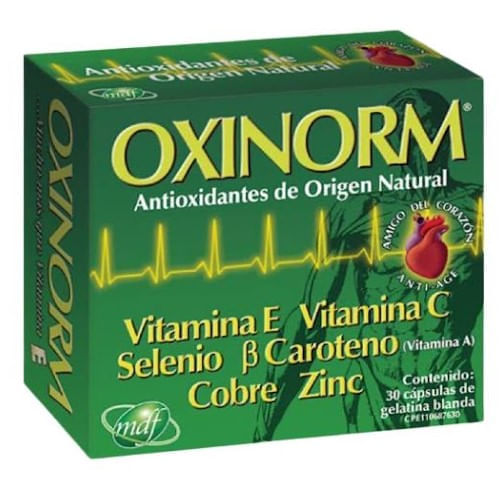 Oxinorm Antioxidante Natural x 30 Cap Bl
