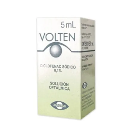 Volten 5ML Diclofenc Sodico 0.1% Oftalmi