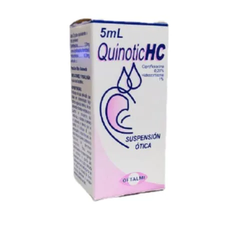 Quinotic Hc Ciprofloxina 0,25 Hidrocortisona Oftalmi