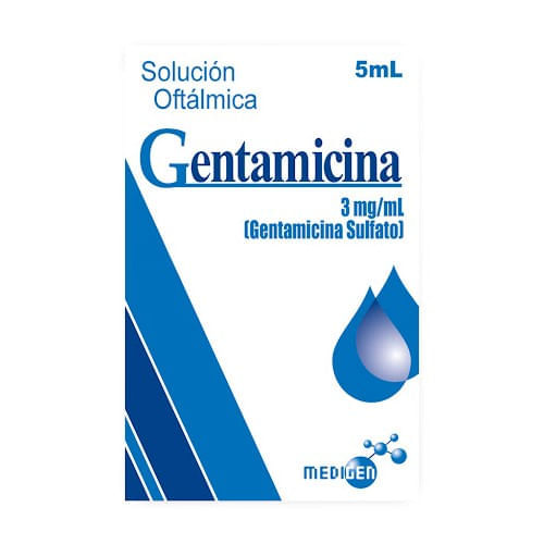 Gentamicina 3G/ml Medigen 5ML Oftalmica