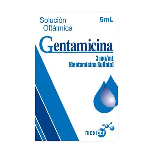 Gentamicina 3G/ml Medigen 5ML Oftalmica