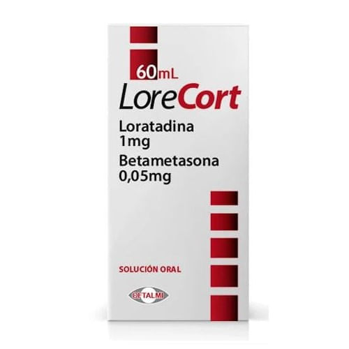 Lorecort 60ML Loratadina 1MG Betametasona 0,05MG
