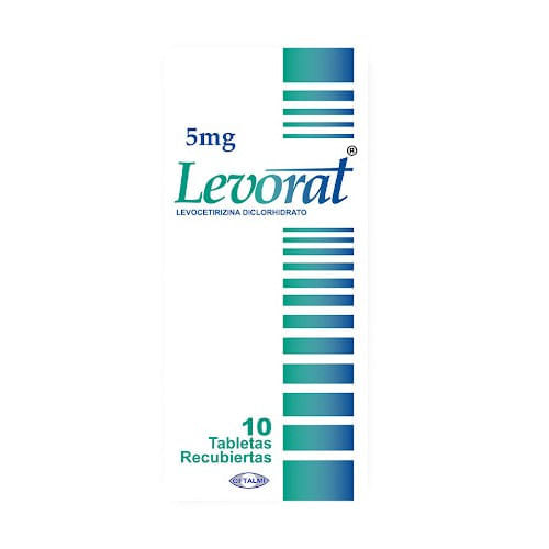 Levorat 5MG x 10 Tab Levotirizina Oftalmi