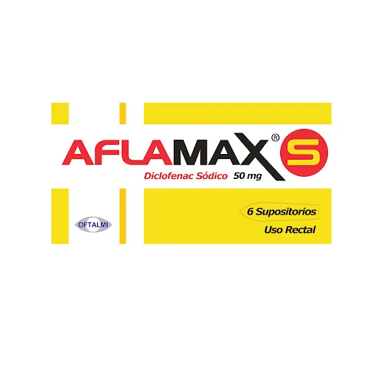 Aflamax S 50MG Sup Adulto Oftalmi