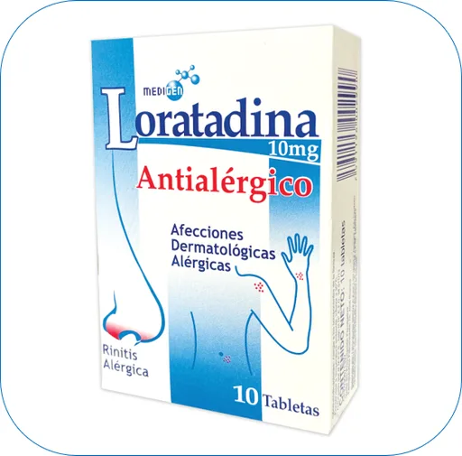 Loratadina 1MG/ml x 60ML Sol Oral Pediatrico Medigen Oftalmi