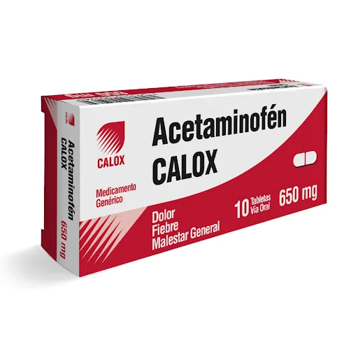 Acetaminofen 650 MG x 10 Tab Medigen