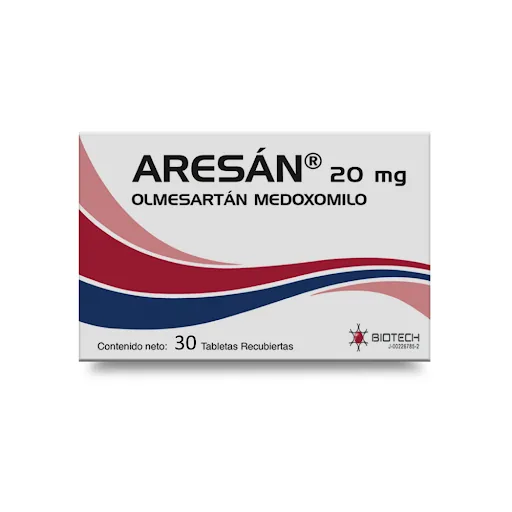 Aresan 20MG x 30 Tabletas Biotecch