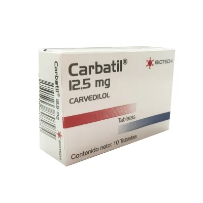 Carbatil 12.5MG Carvedidol Biotech x 10 Tab