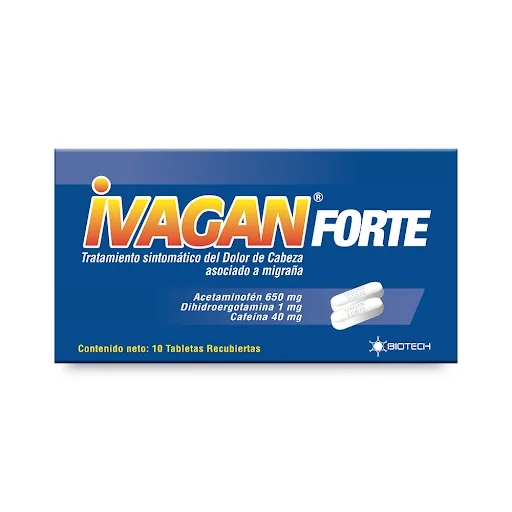 Ivagan Forte 650MG-40MG-1MG x 10Tabr Bio