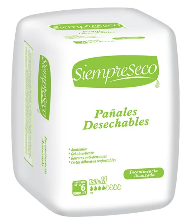 Pañal Adulto Talla M Siempreseco