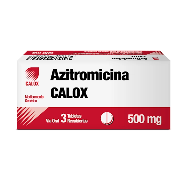 Azitromicina 500MG x 5Tab Calox