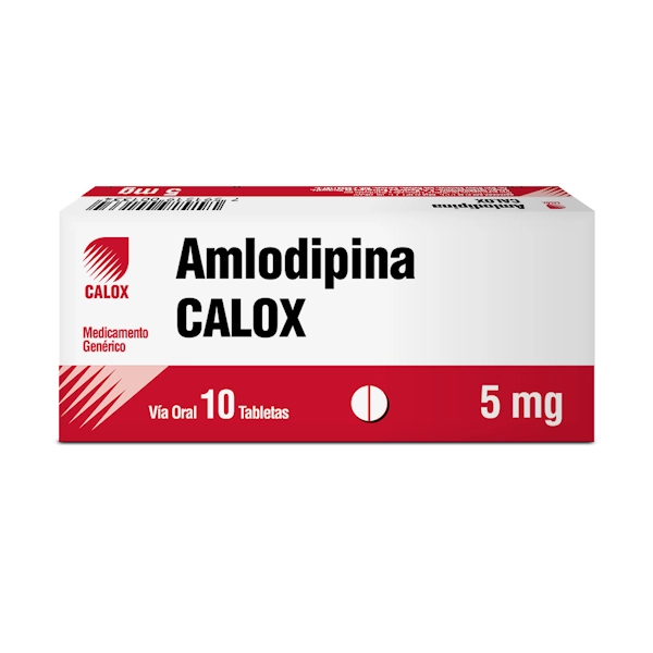 Amlodipina 5MG x 30 Tabletas Calox