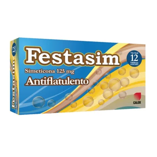 Festasim 125MG x 12 Tab Calox Simeticona