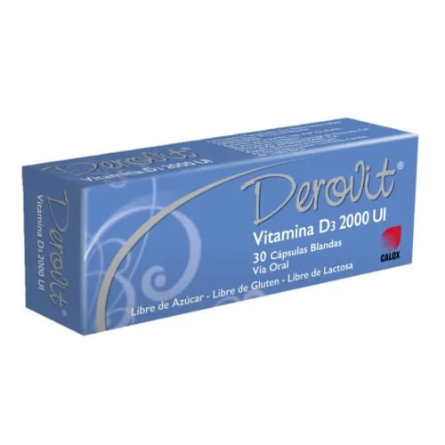 Derovit D3 2000UI x 30 Cap Blandas / Vit