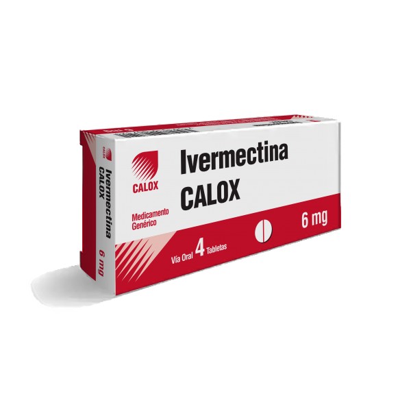 Ivermectina 6MG x 4 Tabletas Calox