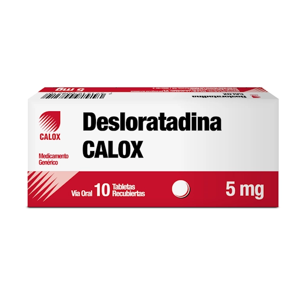 Desloratadina 5MG x 10 Tabletas Calox