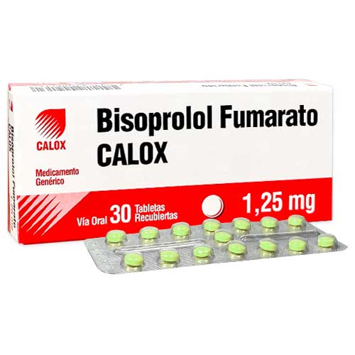 Bisoprorol Fumarato x 30 Tab 1,25MG Calox