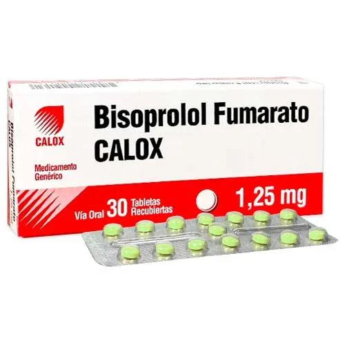 Bisoprorol Fumarato x 30 Tab 1,25MG Calox