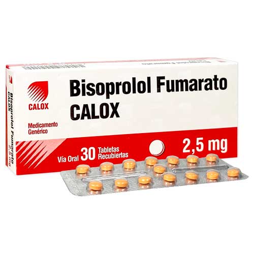 Bisoprolol Fumarato 2.5MG x 30 Tab Calox