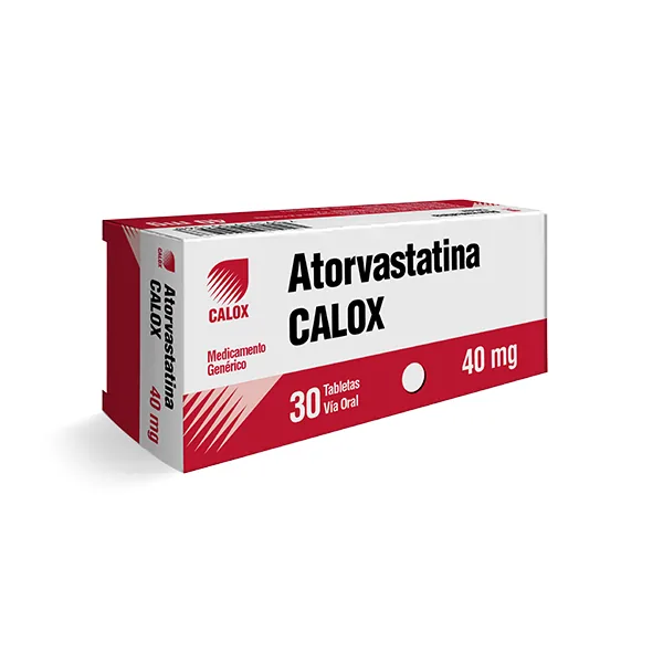 Atorvastatina 40MG x 30 Tabletas Calox