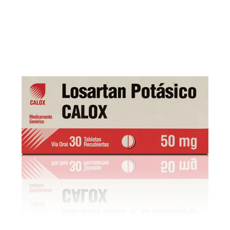 Losartan Potasico 50MG x 30 Tabletas Cal