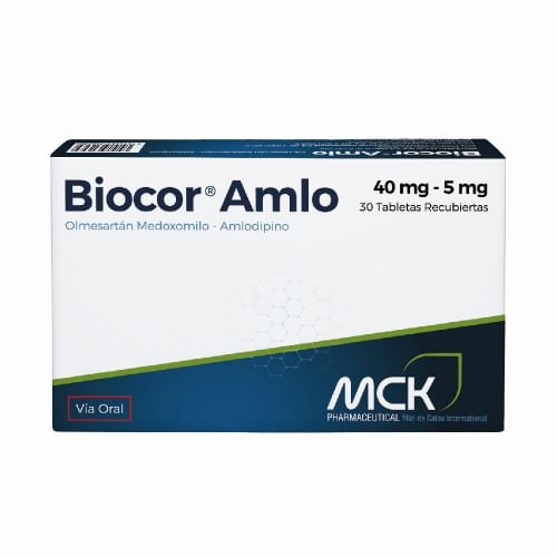 Biocor Amlo 40MG-5MG Olmersartan -Amlodipino