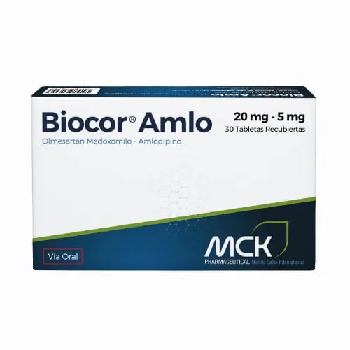 Biocor Amlo Olmersartan -Amlodipino 20MG-5MG