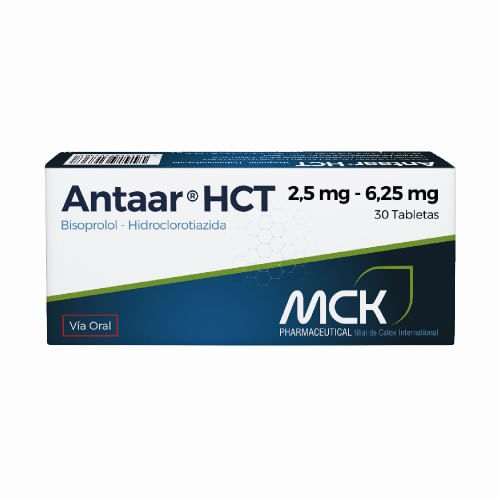 Antaar Hct 2.5MG-6.25MG x 30 Tabletas Mc