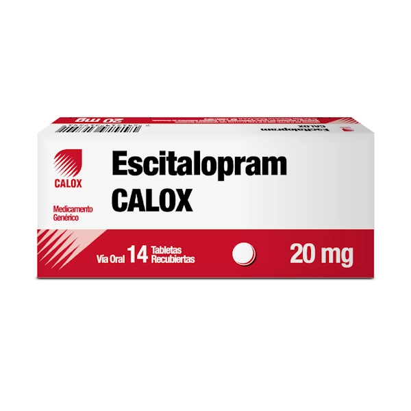 Escitalopram 10MG x 28 Tabletas Calox