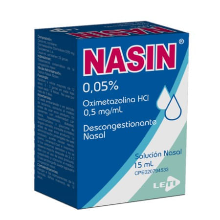 Nasin 0.05% 15ML Leti