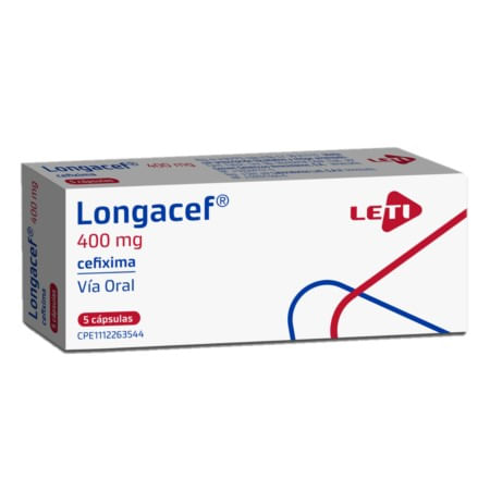 Longacef 400MG x 5 Capsulas Leti